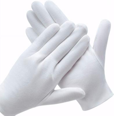 China White Cotton Cotton Gloves 12 Pairs For Dry Hand Eczema Handling Film Women And Men for sale