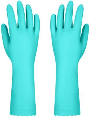 China Durable Latex Freestanding Household Purple And Blue Gloves For Dishwashing Cleaning Working Gardening Painting for sale