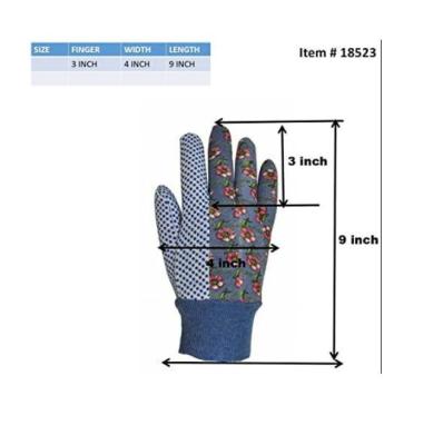 China Workwear Women Gently Work Protective Gloves 3-Pairs Gardening Green/High Quality Pink/Blue Per Pack for sale