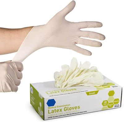 China Wearable Houshold Use White Nitrile Gloves Disposable Manufacturers Powder Free Latex Rubber Free for sale