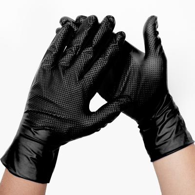 China Eco-friendly Disposable Nitrile Mechanic Glove Mechanic Working Protective Gloves Oil Resistance Work Gloves for sale