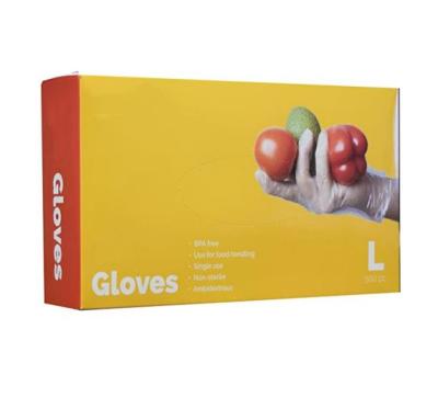 China Eco-friendly Green PE Disposable Food Grade Gloves BPA Free Box Of 500 Used For Plastic And Transparent Kitchen Cleaning for sale