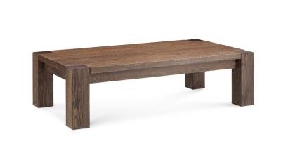 China Fashion Design Solid Elm Wooden Coffee Table / Rectangular Coffee Table for sale