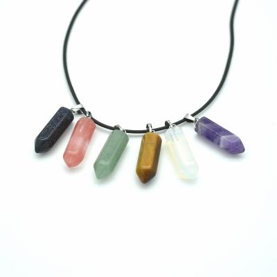 China FASHIONABLE Wholesale Arrowhead Natural Crystal Pendant Agate Gifts Quality Natural Crystal Therapy Stone Pendant For Necklace for sale