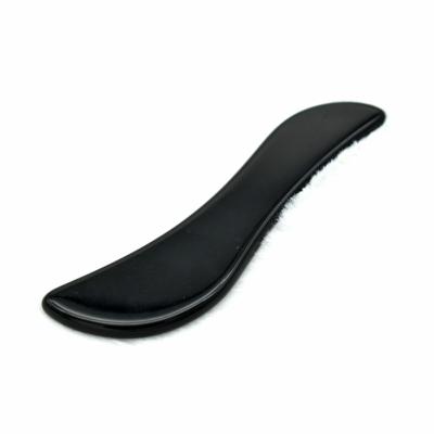 China Clear Meridians Massage Obsidian Gua Sha Board Natural Custom Jade Stone Massage Beauty Care Gua Sha Facial Tip for sale