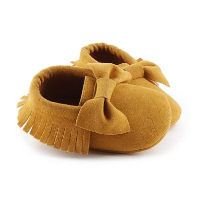 China New fashion Casual Bowknot tassel 0-2 years boy and girl Holiday party baby shoes 2019 for sale