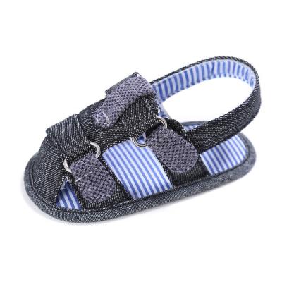 China New designed Cowboy denim Slipper First walker infant sandals for sale