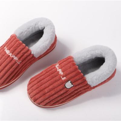 China CUSHIONING Factory Good Quality Luxury Fur Furry Warm Slippers For Women Winter Warm Women Indoor Slippers for sale