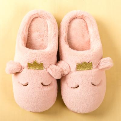 China Cute Quality Price Pink Rabbit Anti-slippery Guaranteed Suitable Slippers, Shoes Animal Warm Plush for sale