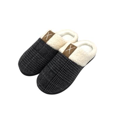 China CIXI AIDA Amazon Factory Made Memory High Quality Soft Winter Foam Breathable Hot Selling Slippers For Men for sale