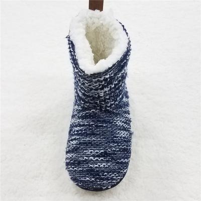 China Fashion Trend Customized Fashional Woolen Materials Warm Boots Slippers Indoor Boots For Women And Girls for sale