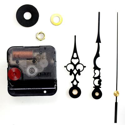 China Plastic Wall Clock Movement 12888S 6mm Screw Length Quartz Movement Field Movement With Hands 19# Long Clock Black DIY Clock Accessory Kits for sale