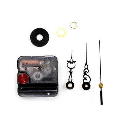 China Plastic Wall Clock Movement 12888S 6mm Screw Length Quartz Movement Field Movement With Hands 39# Long Clock Black DIY Clock Accessory Kits for sale