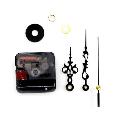 China Plastic Wall Clock Movement 12888S 6mm Screw Length Quartz Movement Field Movement With Hands 9301# Long Clock Black DIY Clock Accessory Kits for sale