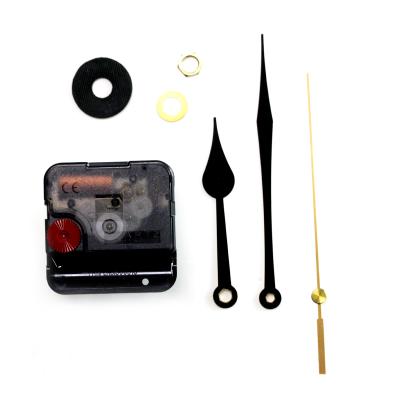 China Plastic Wall Clock Movement 12888S 6mm Screw Length Quartz Movement Field Movement With Hands 17# Long Clock Black DIY Clock Accessory Kits for sale