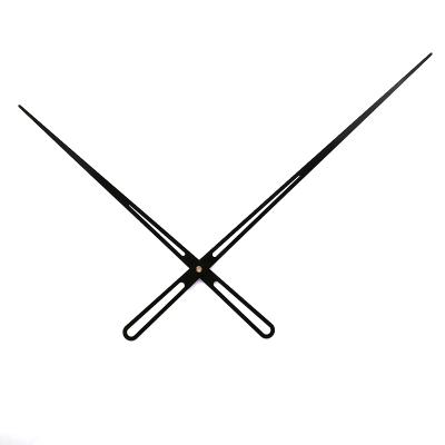 China High Quality Black Long Axis 90128# Quartz Clock Hands Aluminum Material Clock Accessories (Just Hands) Aluminum Metal DIY Hands DIY Kits for sale