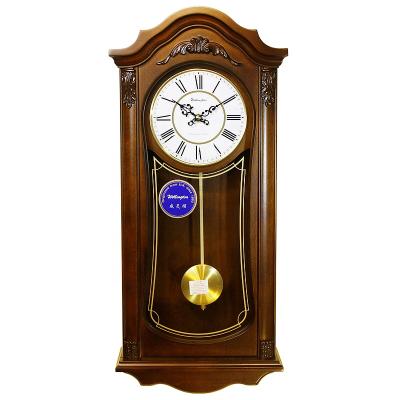 China Weilingdun G30311 style antique music ringing hourly wooden mute quartz wall clock high quality antique clocks from Europe for sale