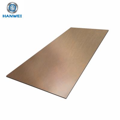 China Industrial Application Gold Anodized Aluminum Sheets For LED Lamp for sale