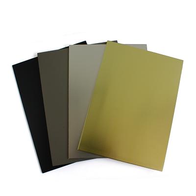 China Industrial Application Size Custom Price Gold Anodizing Plate Mirror Anodized Aluminum Sheet for sale