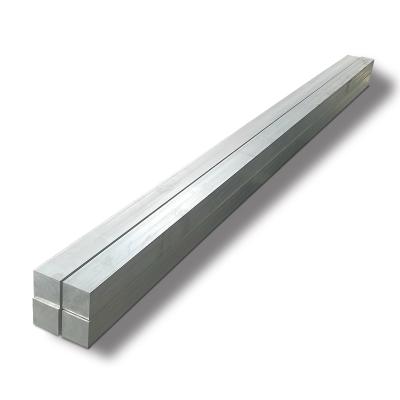 China Industrial Application Costom Size 35-150mm Aluminum 6061 T6 Square Bar for sale