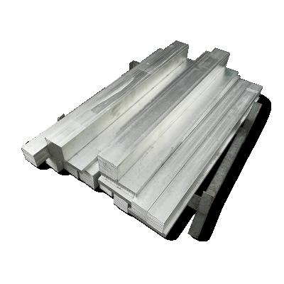 China Industrial Application Cutting To Size 6061 6063 Rectangles / Square Aluminum Flat Bar for sale