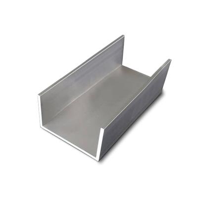 China Industrial Applications Extruded U Section Aluminum U Section Prices for sale