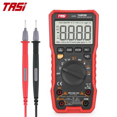 China DC Smart AC Ture RMS Range TASI TA803A 1999 Counts Digital Multimeter Auto/Manual Multimeter 184*88*46mm for sale