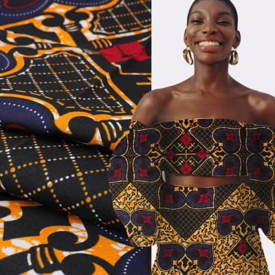 China Fabulous anti-static African Holland cotton 40s hitarget wax print kitenge fabric for dress for sale