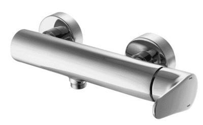 中国 Chrome Single Lever Shower Mixer Tap Wall Mounted 1/2 Inch S Connections 販売のため