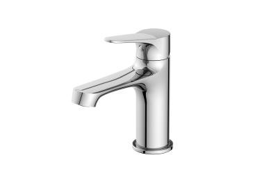 中国 Single Handle Brass Body Wash Basin Faucet with Ceramic Valve Core 販売のため