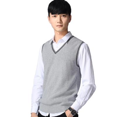 China High Quality QUICK DRY Men's Acrylic Cotton Sweater Vest Men's Sleevelesss Sweater for sale