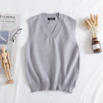 China 2020 RTS 100% Wool Anti-Shrink Casual Plain Knitted V Neck Style Men Sweater Short Vest for sale