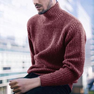 China 2020 hot black turtle neck custom woven anti-pilling for men's sweaters latest men's clothing men's sweater stylish friend for sale