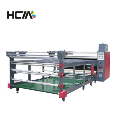 China Other Multifunctional Large Format Roller Textile Sublimation T-shirt Heat Transfer Printing Fabric Rotary Press Machine for sale