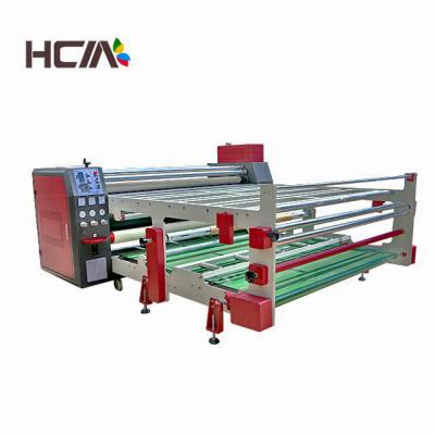 China Fuel oil sublimation roller printing T-shirt roll to roll automatic heat press transfer printing machine wholesale price for sale