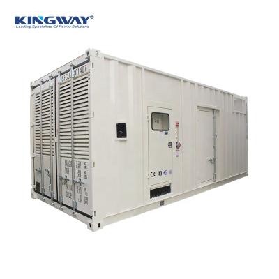 China CE 50hz 1500rpm 800kw 1000kva three phase water cooled silent diesel generators with 4008-TAG2A for industry KGP1000S for sale