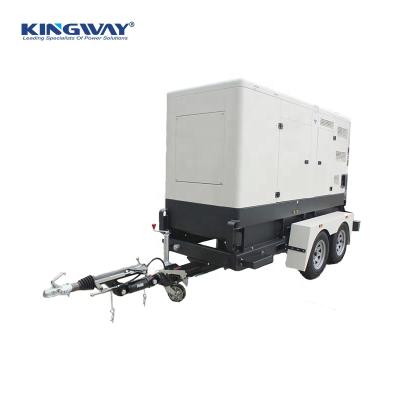 China CE water cooled 60hz 1800rpm 3 phase 15kw trailer generator mobile diesel power generation for industry P20D6 for sale