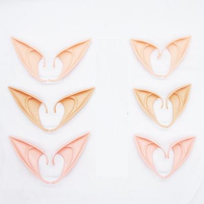 China Soft Fairy Elf Ears Elf Ears Latex Pixie Ear Costume Anime Cosplay Fairy Costume Latex Fairy Costume Vampire Ears for sale