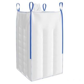 China China Factory Wholesale 4 Panel Breathable Baffle Bag 1.5 Ton 2 Ton Large Sands 1500 Kilogram PP Jumbo Bulk Bag FIBC For Sale for sale