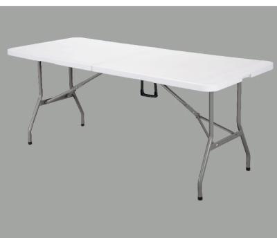 China Easy Carry Cheap Folding Table , Outdoor 6ft HDPE Rectangle Folding Table Mesa Plegable for sale