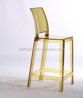 China Hotel Chair Resin Clear Louis Model New Barstools For Weddings for sale