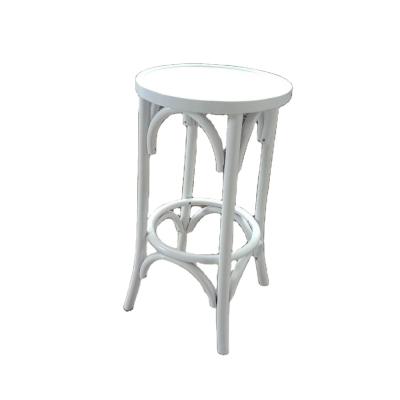 China High Quality White Color Stackable Bentwood Barstool/thonet Bar Stool With Competitive Price for sale