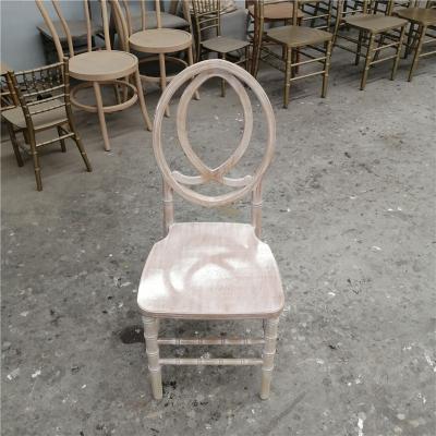 China Beechwood Limewash Solid Wood Phoenix Solid Chair for Weddings for sale