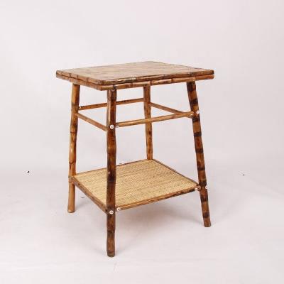 China Vintage Vintage Bamboo End Table. Bedside Nightstand or Living Room Side Table for sale