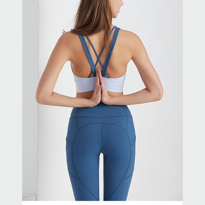 China 2021 Women's Fitness Clothing Yoga Suit Three Pieces Anti-static Fitness Yoga Sets Women for sale