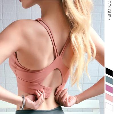 China 2021 New Activewear Sports Underwear High Quality Full Bra Women's Anti-Static Fitness Yoga Shakeproof Bra for sale