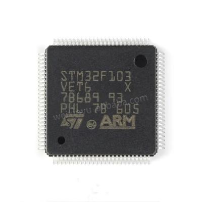 China NEW AND ORIGINAL FLASH Electrical Circuit Components Electronics Parts STM32F103VET6 100LQFP STM32F103 Standard IC MCU 32BIT 512KB for sale