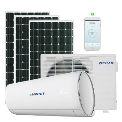 China 100% Solar Air Conditioner 12000btu Acdc Hybrid Solar Powered Hybrid Solar Air Conditioner Te koop