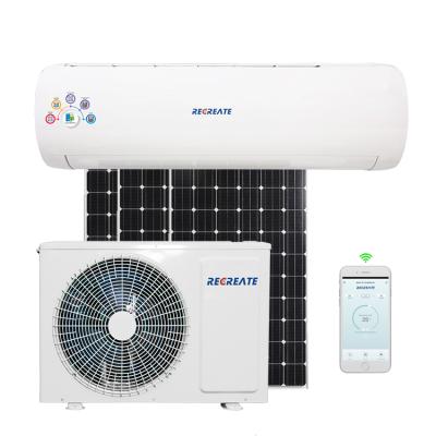 China Manufacturers Energy Saving Solar Wall Air Conditioner Split Solar Air Conditioner 18000btu Off Grid Full House Te koop