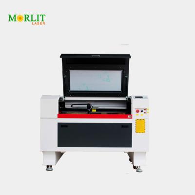 China De Morlit latest high-end130W Ruida 6445 water-cooled 6090 laser mainboard CO2 laser engraving machine for sale